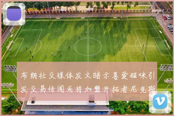布朗社交媒体发文暗示喜爱猫咪引发交易传闻或将加盟开拓者尼克斯雷霆湖人